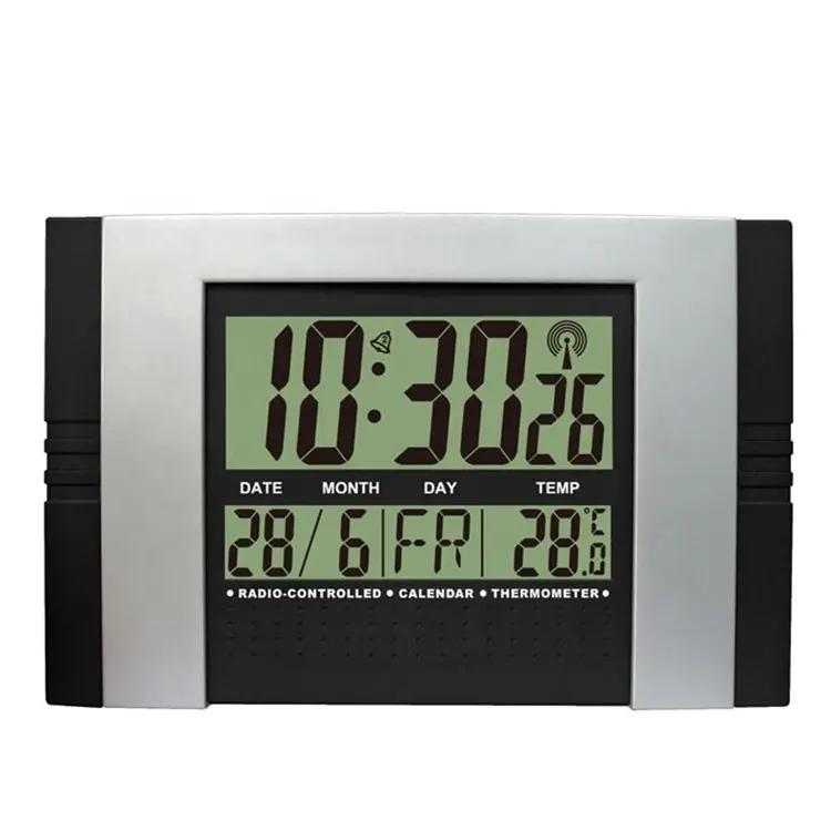 Reloj Digital de pared con calendario RCC, KH-CL108, moderno, con batería grande
