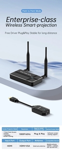 5G 4K 1080P 50M Wireless HDMI <strong>VGA</strong> Video Transmitter Receiver Extender Display Adapter Dongle for Phone TV Monitor Projector PC - Product Image 2