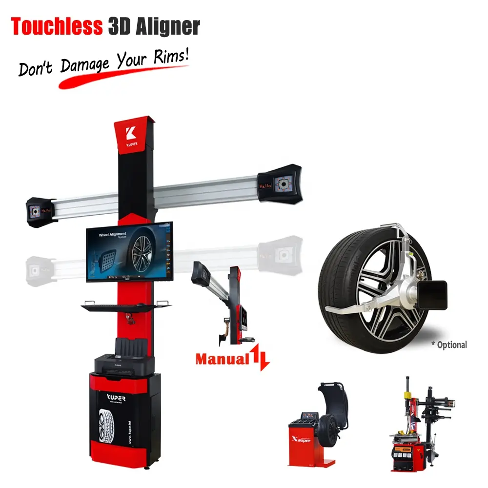 새로운 디자인 휠 정렬 기계 고화질 카메라 3d 휠 aligner 자동차 정렬 딜러