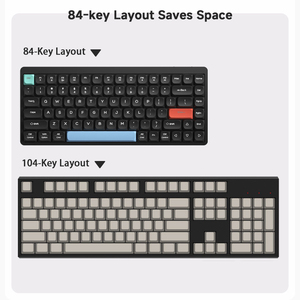 PCTECH YK84 <strong>Keyboard</strong> 75% Compatible With Windows and M a c System Gateron Switch Low Profile Wireless Mechanical <strong>Keyboard</strong> - Product Image 5