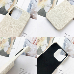 批发厂家定制真皮卵石纹手机套iPhone 13 14定制便宜贴纸 - Product Image 6