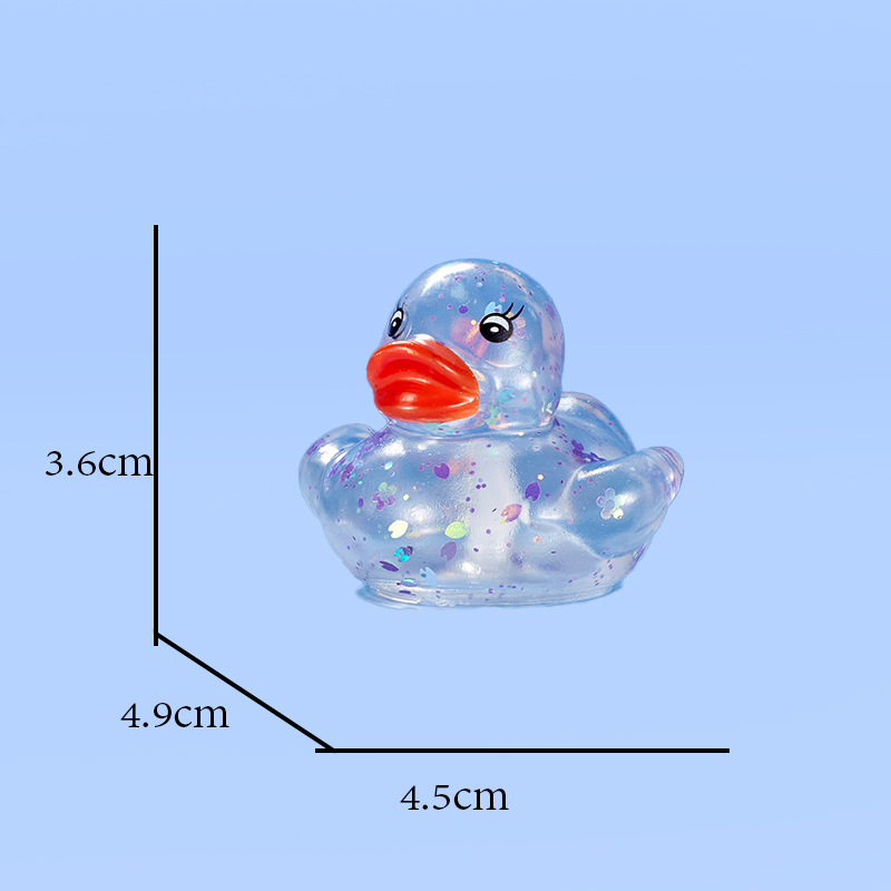 Pato transparente morado