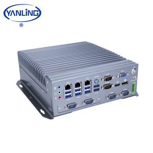 Yanling Automation Industrial PC Intel i5 6500T Quad Core 2 LAN Port Fanless Barebone System Computadora Tipo integrado - Product Image 1
