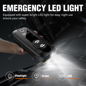 Professional 12V 20000mAh <strong>Car</strong> Emergency Solar Jump Starter with LED Light High Quality Power Bank for Motorcycle Use - Product Image 5