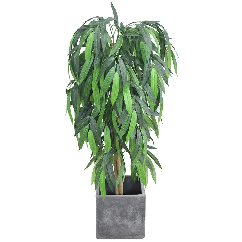 Hot Sale künstliche Frucht blätter Baum, billige künstliche Mango pflanzen zum Verkauf, Indoor Home dekorative künstliche Obst pflanzen