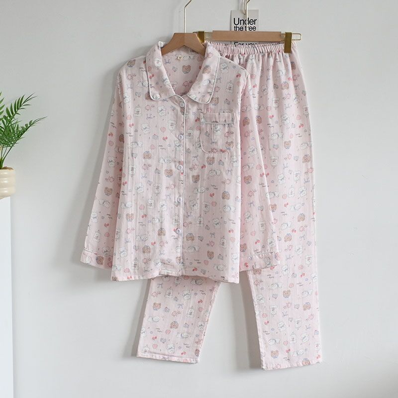 Sweetheart cat long cardigan with lapel