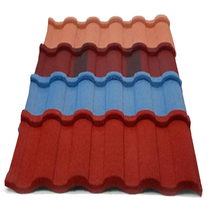 Modern Design Durable Bond Stone Roof Tiles Black Gray Colorful Coated Hot Sales Graphic Design Solution