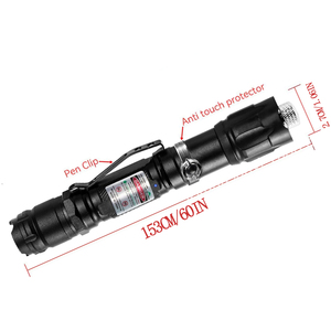 Puntatore Laser USB ricaricabile grado Laser puntatore Laser puntatore con Clip - Product Image 3