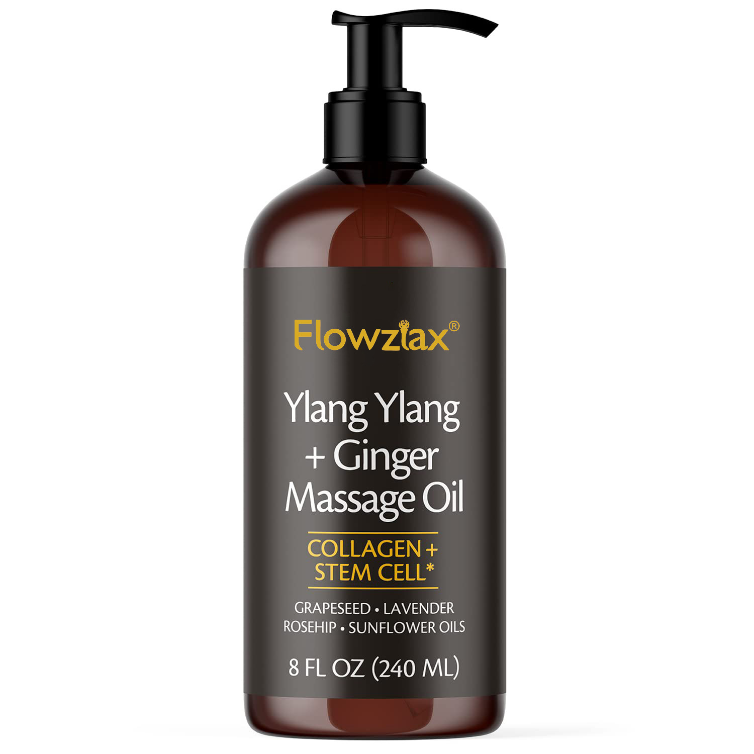 Huile de massage Ylang Ylang + Gingembre