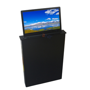 18.5 Retractable Monitor Smart Office <strong>Computer</strong> Lcd Monitor Lift Mechanism for Conference Solution - Product Image 5