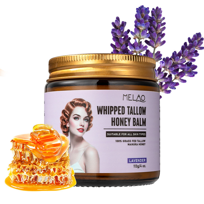113g BÁLSAMO DE MIEL Y SEBO BATIDO CON LAVANDA
