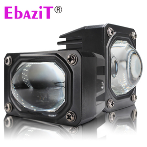 Ebazit ไฟสปอร์ตไลท์อเนกประสงค์สำหรับขับรถ,ไฟหน้า LED สองสีไม่มีพัดลมเลนส์โปรเจคเตอร์สำหรับรถยนต์ขนาด2นิ้ว - Product Image 3