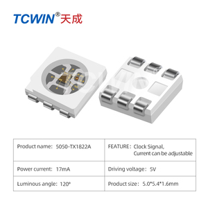 Tcwin Full Color Programmier bare Ic Smd LED TX1822A RGB Smd LED-Modul Chip-LED-Streifen AI-generierte Design muster LED Pro Max App-Steuerung LED Pro Max App-Steuerung - Product Image 3