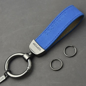 レザービジネス契約キーリングメタルスモールペンダントアクセサリーカスタムキーホルダー - Product Image 2