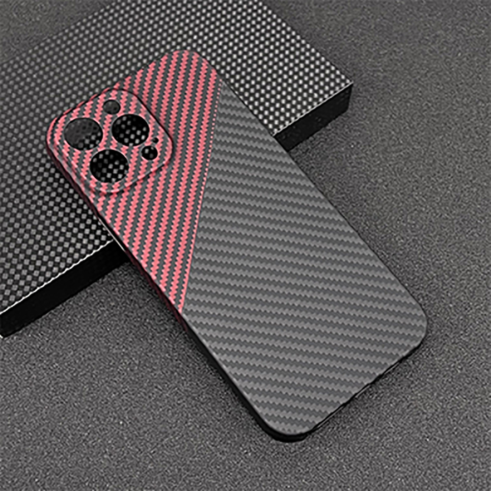 Rouge + noir mat caméra plein protectio
