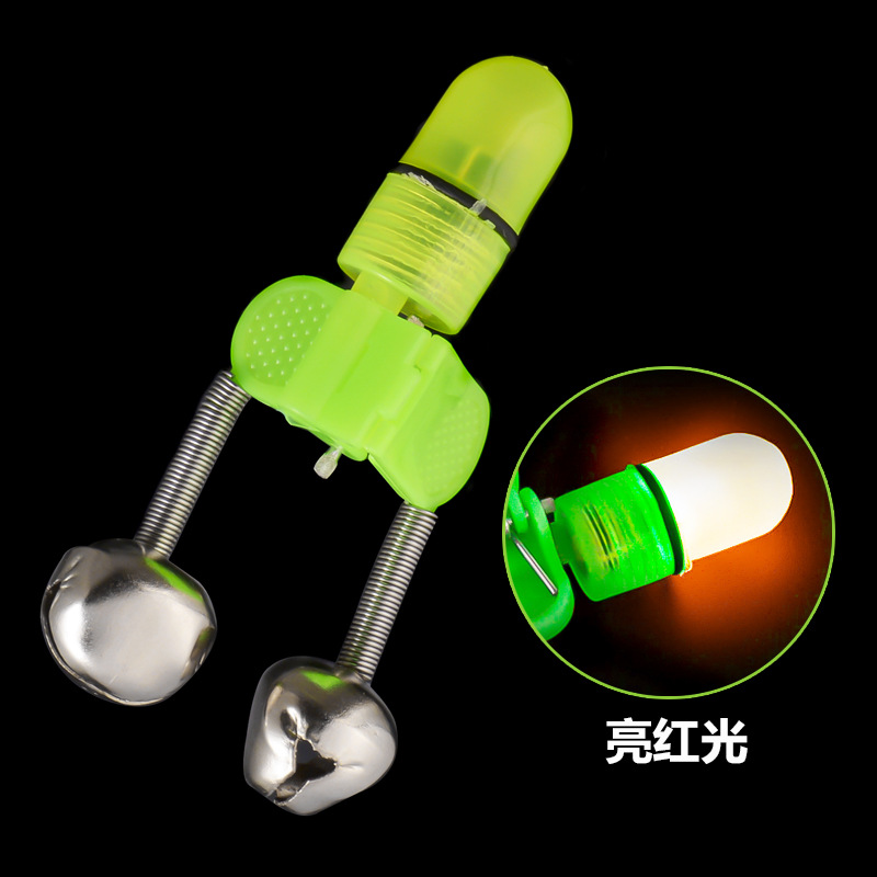 โคมไฟกระดิ่งเรืองแสง-หัวกลม-ไฟสีแดง