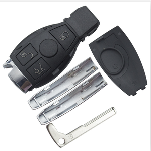 Mercedes için yedek uzaktan araba Fob anahtar kabuk durumda 2 düğme anahtar kapak tek akü Benz Mercedes için Fit - Product Image 4