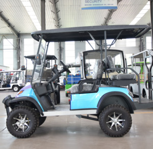 <strong>Companies</strong> Rear End Hunting Golf Buggy 4 Wheel Dsic Brake 4 Passenger Upgrades Electric Golf Cart Cheap Golf Cart with Cargo Box - Product Image 2