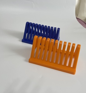 実験室用プラスチックスライド乾燥ホルダークリーニングラック顕微鏡スライド排水ラック - Product Image 4