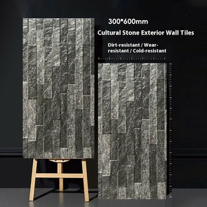 Cổ văn hóa Đá Ngoài Trời biệt thự bên ngoài bức tường gạch 300x600 cho nông thôn tự xây dựng nhà chia bề mặt kết thúc - Product Image 4