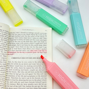 Manufacturing Cheap Custom Big Capacity Fresh <strong>Highlighters</strong> Text <strong>Marker</strong> <strong>Highlighter</strong> Pen Soft <strong>Chisel</strong> Tip 5mm for Bible Study - Product Image 5