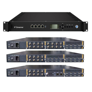 IPストリーミングメディアプレーヤーHD DVB-T2 DVB-S2マルチチャンネル入力プロトコル変換およびIPTVシステム用 - Product Image 1