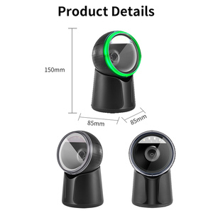 JINGXIN Keine Treiber erforderlich Plug Play USB Rs232 Desktop Qr Scanner 2D-Codeleser Zahlung Barcode Cmos Scanner - Product Image 5