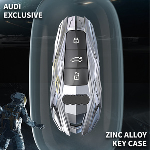 Audi A3 A6 A7 A8 e-tron S3 S6 için anahtarlık ile akıllı anahtar Fob kapak S7 RS6 araçlar - Product Image 5