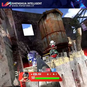 Trong nhà đầu gắn VR Arena MR/VR hệ thống chụp thép/kim loại nhiều trò chơi máy phản ứng nhanh fps cho các trò chơi cung cấp - Product Image 5