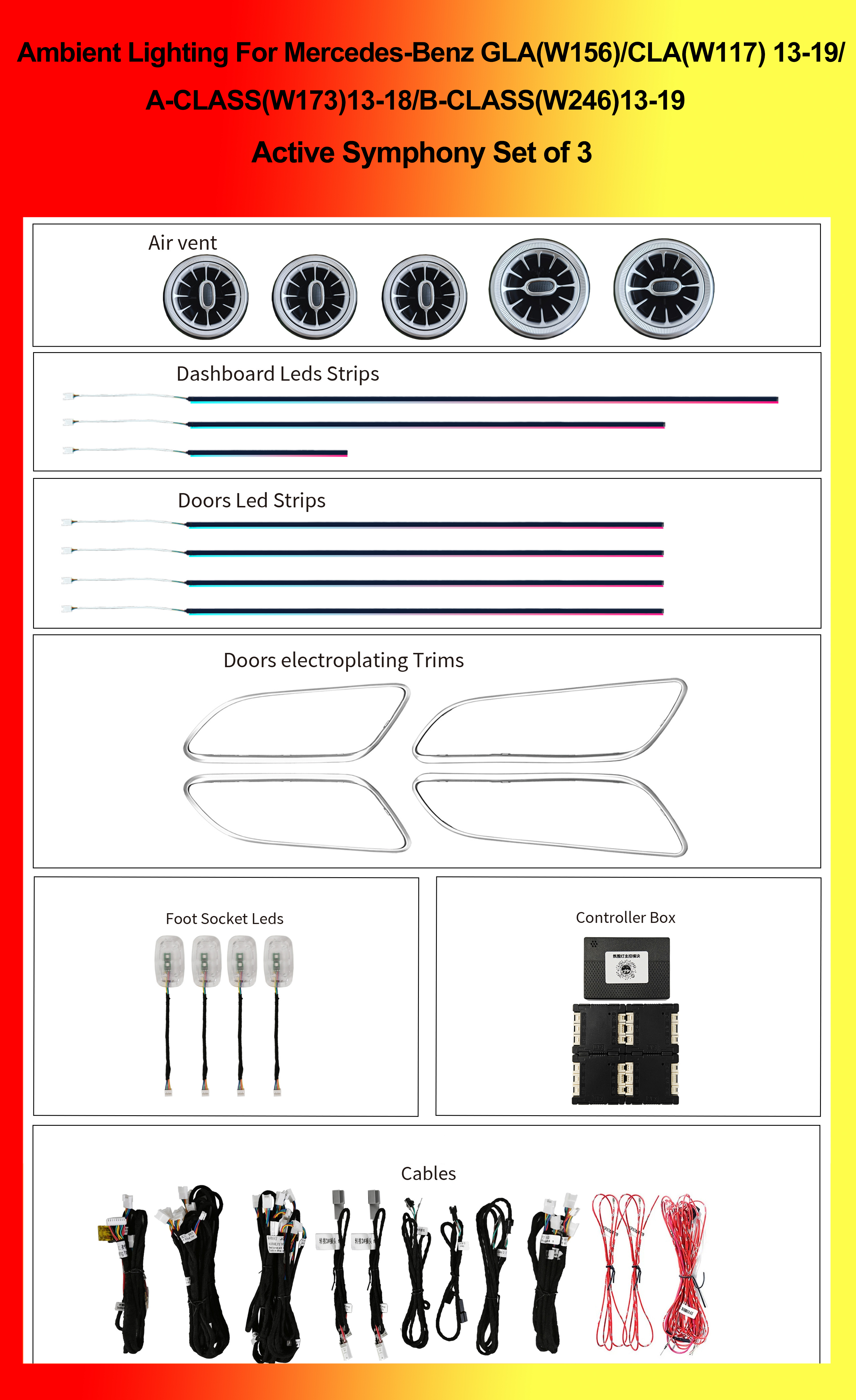 Active Symphony Set of 3