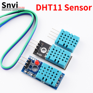 デュポンラインに送られるDHT11デジタルセンサーモジュールインジケータライト湿度と温度センサースイッチ - Product Image 6
