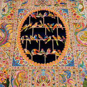 120x180cm noué à la main tapis tissé à la main décor à la maison pictural bureau à domicile Yilong tapisserie en soie