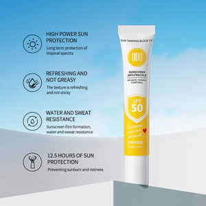 天然ホワイトニングSPF 50日焼け止めクリームアンチUVA/UVBサンブロックトラベルサイズミニSPF 50日焼け止めフェイスクリーム