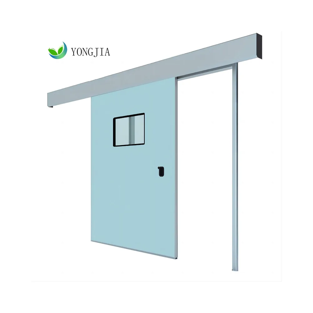 Importa a porta hermética automática para a porta da sala de operações do hospital com luz infravermelha da segurança da Anti-braçadeira