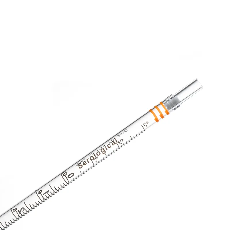 Pipeta de medición de plástico de laboratorio de 50ml Material PS pipeta de transferencia de líquido graduada serológica