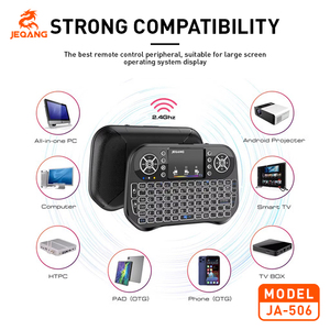2.4G Wireless Mini Keyboard Mouse Seven-Color Running Horse Light Touchpad Computer <strong>Remote</strong> <strong>Controls</strong> - Product Image 5
