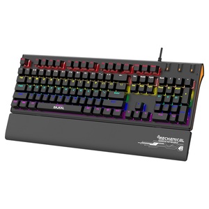 BAJEAL K600 tasti 104 tastierino numerico poggiapolsi cablato RGB gioco blu interruttore tastiera meccanica - Product Image 2
