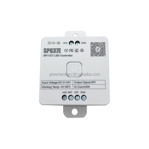 SP637E SPI Dual Color Temperature Chasing CCT LED <strong>Controller</strong> Flowing Water Music Group <strong>Function</strong> 5-24V App 2.4G Remote <strong>Controller</strong> - Product Image 5