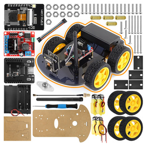 ESP32-CAM Smart Car Allrad-Kit mit Erkennungs funktion DIY Anfänger Auto Roboter für Programmierer - Product Image 5