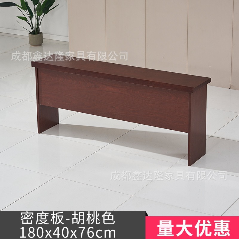 สติกเกอร์ลายไม้สำหรับโต๊ะขนาด 1.8 เมตร แบบสามที่นั่ง (สีวอลนัท)