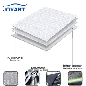 Tuyết mùa đông cách nhiệt mùa hè Sedan suvs xe kính chắn gió bảo vệ Sun Shade xe tuyết bìa với dây đeo - Product Image 5