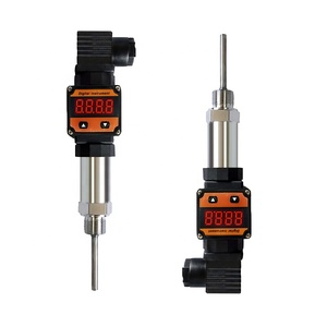 LED LCD統合PT100温度送信機挿入タイプ熱抵抗温度センサー4-20mA/0-10V出力 - Product Image 2