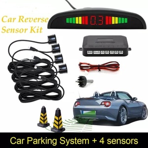 Car Auto Parking 4 <strong>Sensors</strong> Reverse Backup LED Display <strong>Reversing</strong> Radar <strong>Sensor</strong> Parking Radar Monitor Detector <strong>System</strong> - Product Image 6