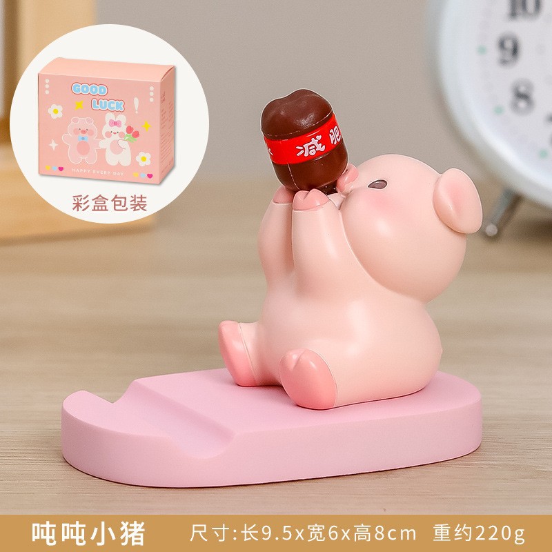 Support de téléphone cochon