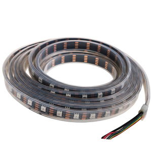 10 мм ширина 60 шт. APA102C чип SMD 5050 RGB Светодиодная лента с анимацией изменения цвета 5 В - Product Image 1