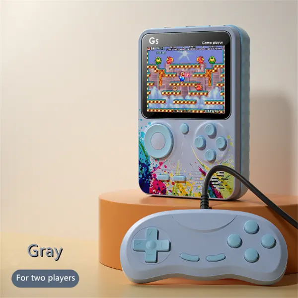 Neueste Bestseller G5 Tragbare Macaron Bunte Handheld Mini Retro Game Box IN 1 Videospiel-Player TV-Spiele konsole