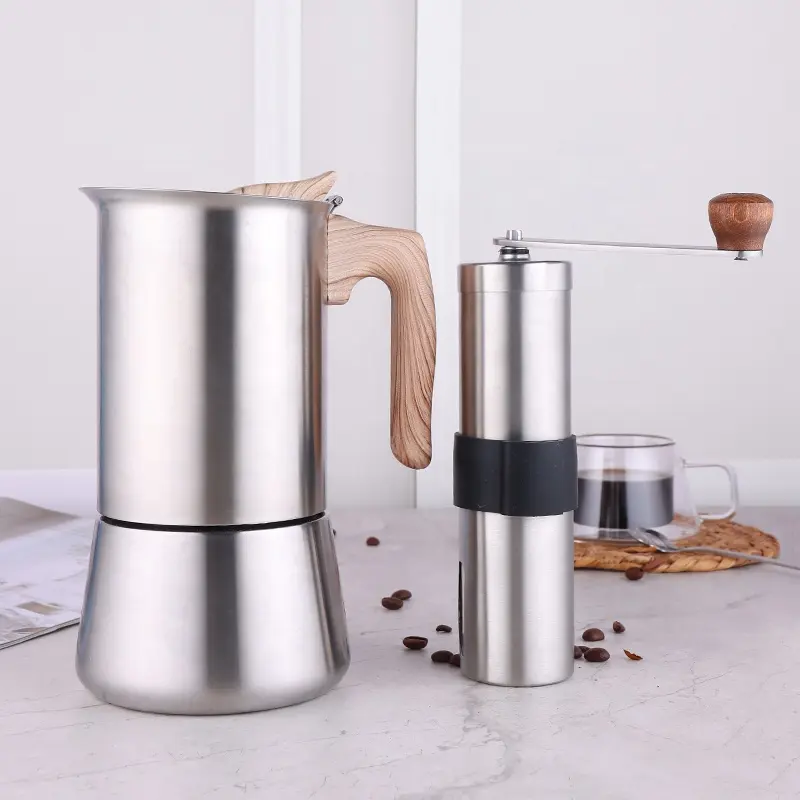 Cafetera expreso pequeña portátil, máquina de Café Moka