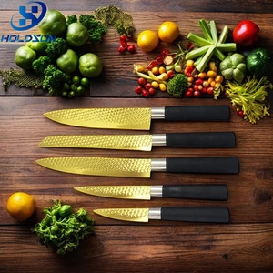 Mãi Mãi Sắc Nét 3.5 Inch Vàng Titan Thép Không Gỉ Trái Cây gọt Dao Với Tay Cầm Màu Đen Cho Nhà Bếp Sử Dụng - Product Image 6