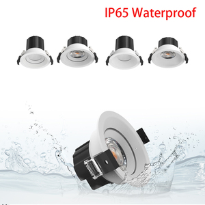 EXW Price Round or <strong>Square</strong> Recessed Fixed IP65 Waterproof <strong>5W</strong>-12w <strong>LED</strong> COB Downlight Spotlight for Bathroom - Product Image 6