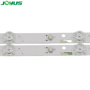 แถบไฟ LED ติดด้านหลังทีวี32นิ้ว L32D07-ZC23AG-02 JY-753 T C 303TC320042 4C-LB320T_ZCJ 32XT520 LED 7ดวง2ชิ้นเลนส์กลม3V 529มม. - Product Image 5